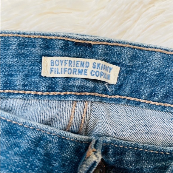 Levis Blue Boyfriend Denim Skinny Jean - Picture 3 of 6